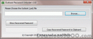 Password Recovery for Outlook 2003 screenshot